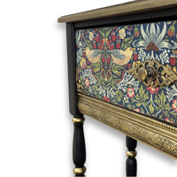 Strawberry Thief Narrow Console table