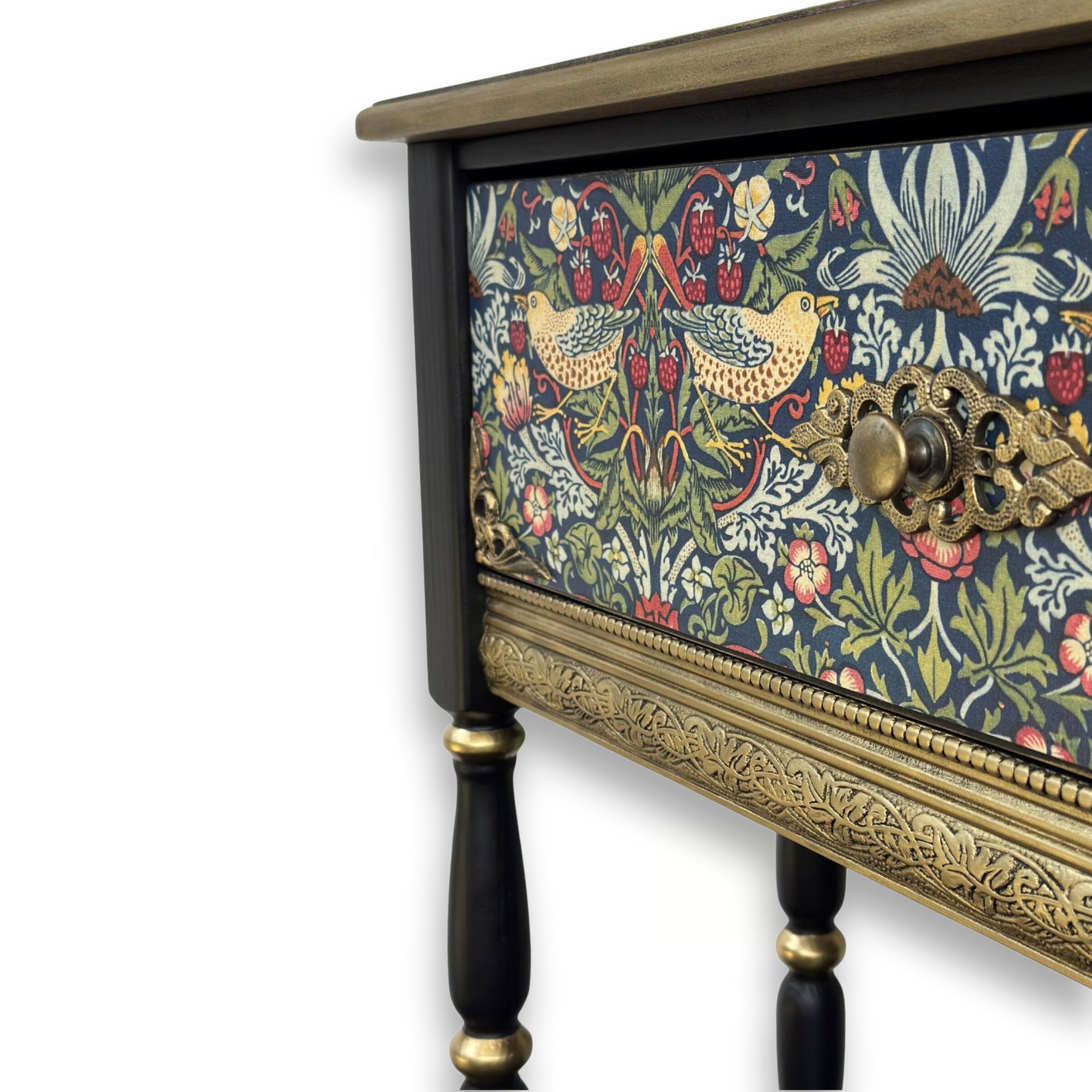 Strawberry Thief Narrow Console table