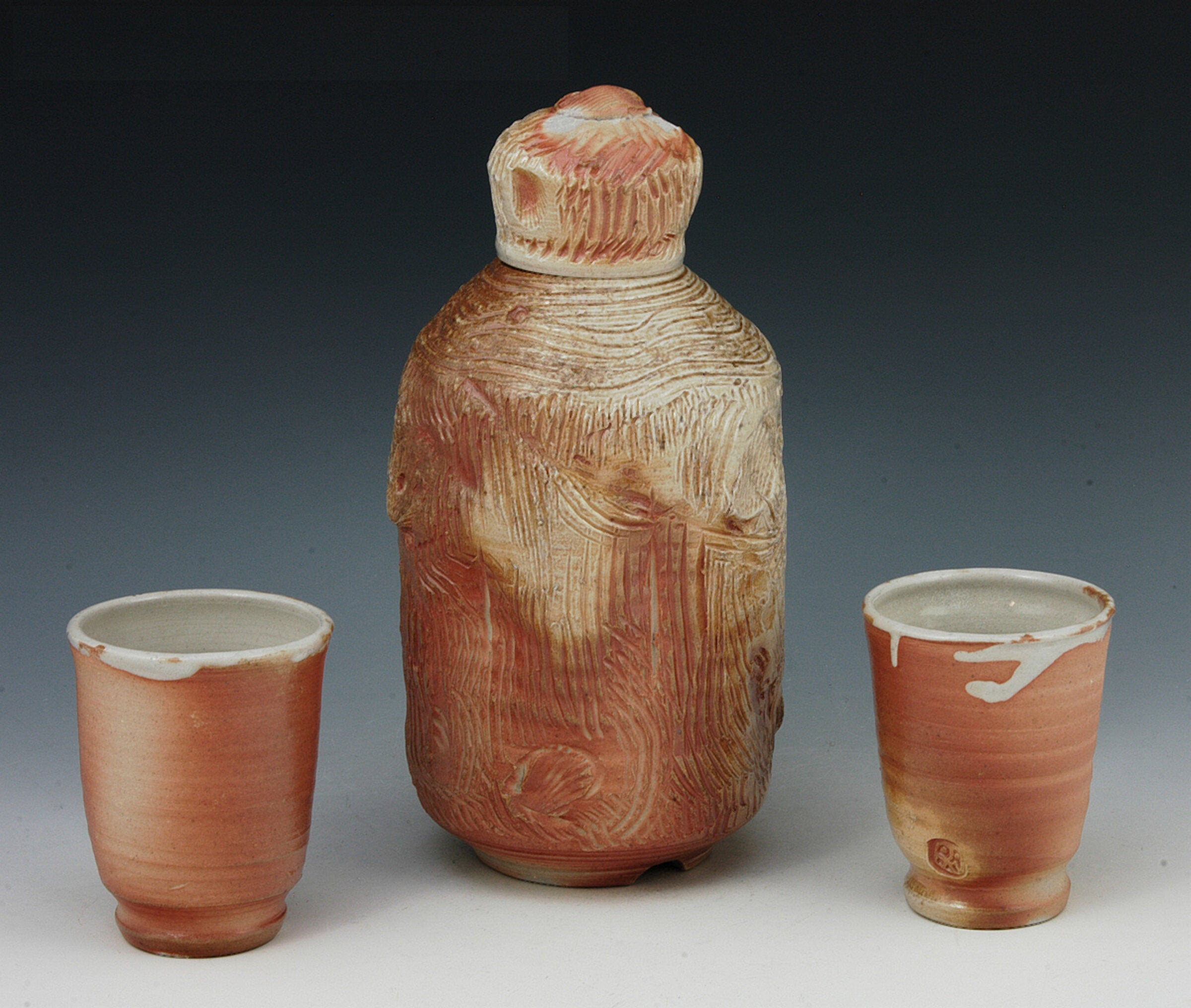 Porcelain Decanter and Cup Set II