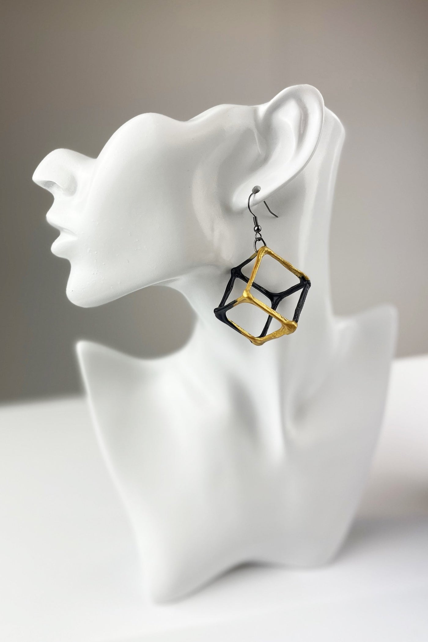 Cube Drop Earrings