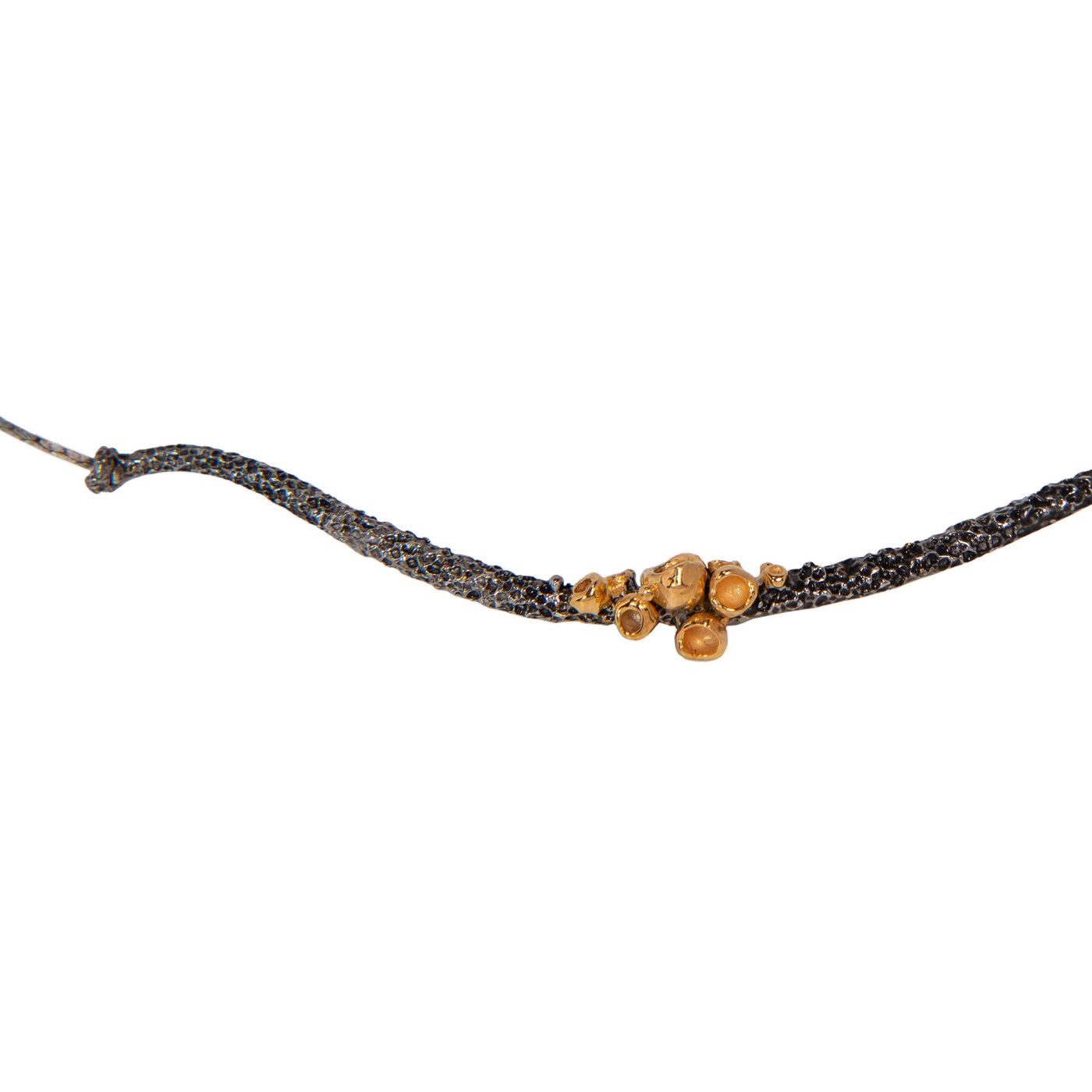 oxidized sterling silver