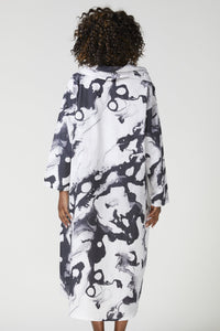 Long Sleeve Cowl Neck Dress
