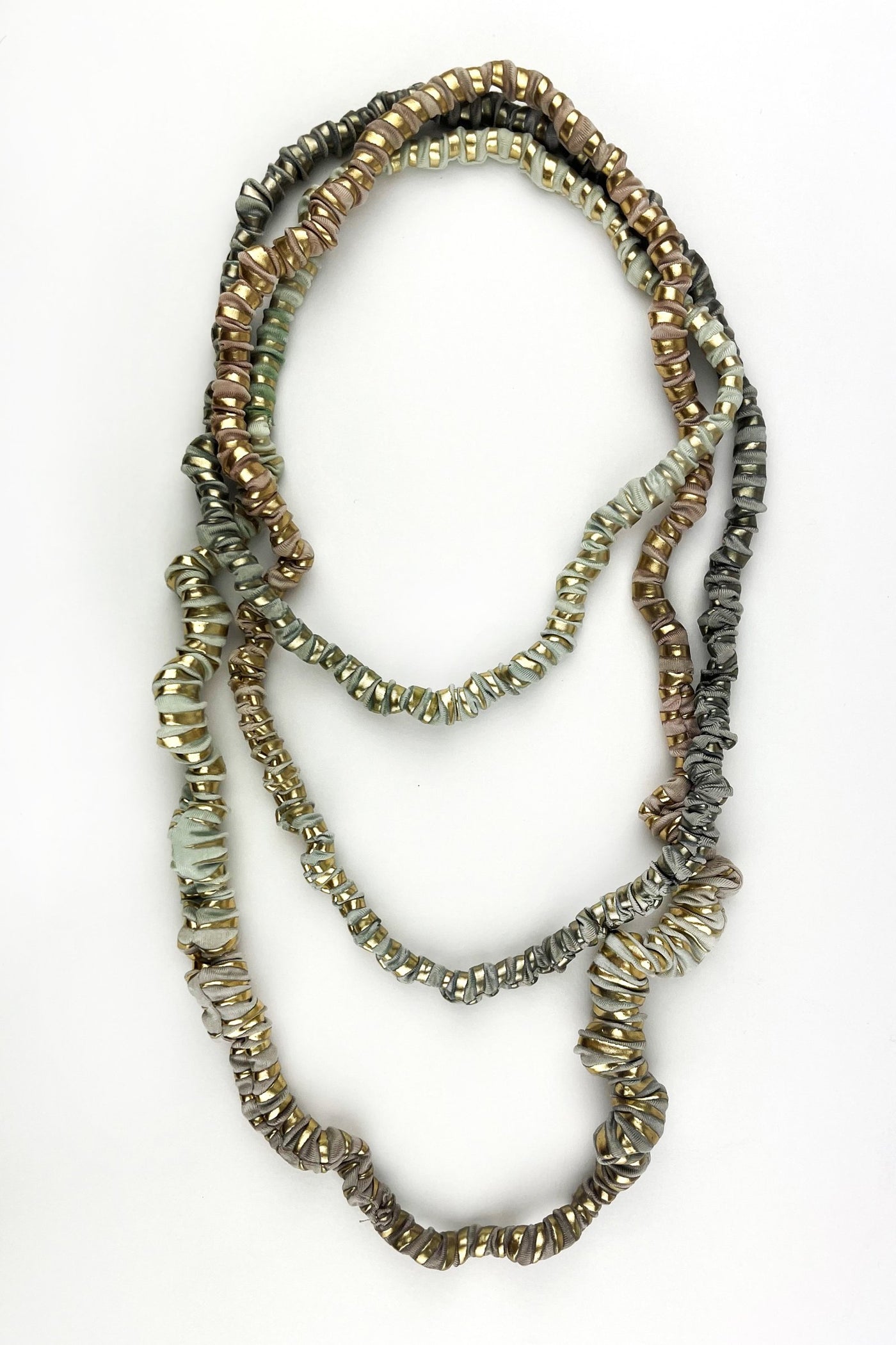 Rustic Long Strand Necklace
