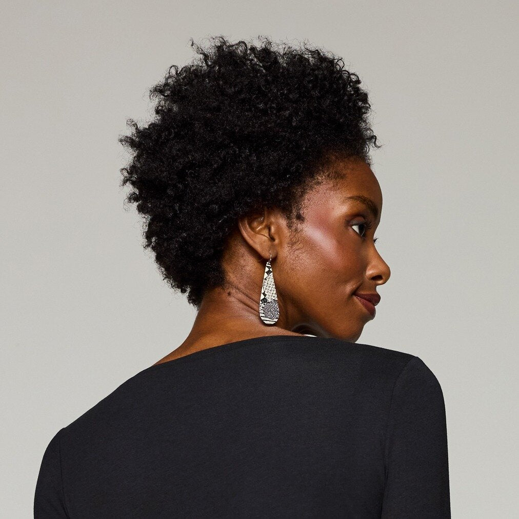 Long Chromatic Tension Earrings
