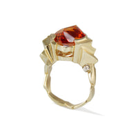 Fantasy Cut Citrine Ring