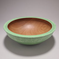 Green and White Sycamore Bowl