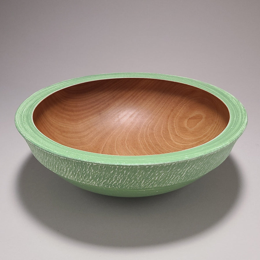 Green and White Sycamore Bowl