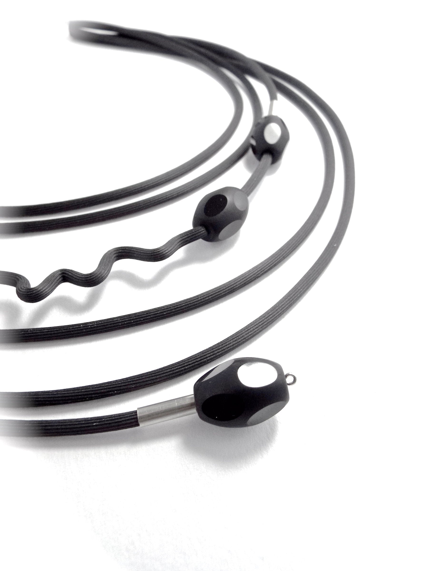 Playful Black Necklace