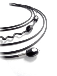 Playful Black Necklace