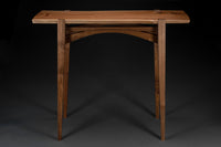 Black Walnut Bridge Console Table