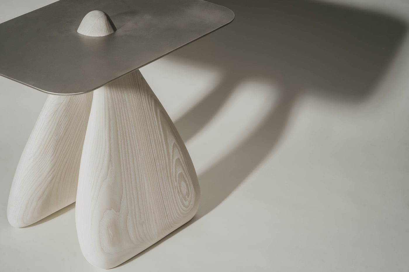 White with Stainless Steel
