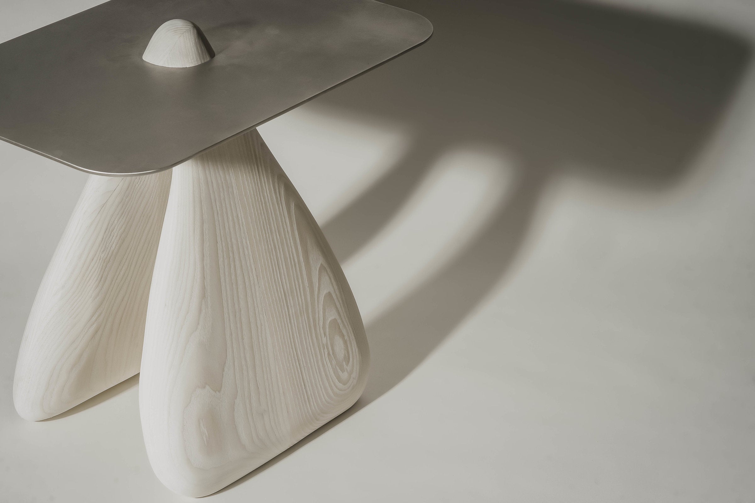 White with Stainless Steel