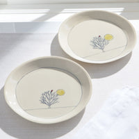 Winter White Dessert Plates