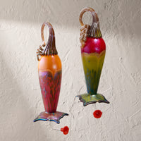 Red Top Lime Hummingbird Feeder