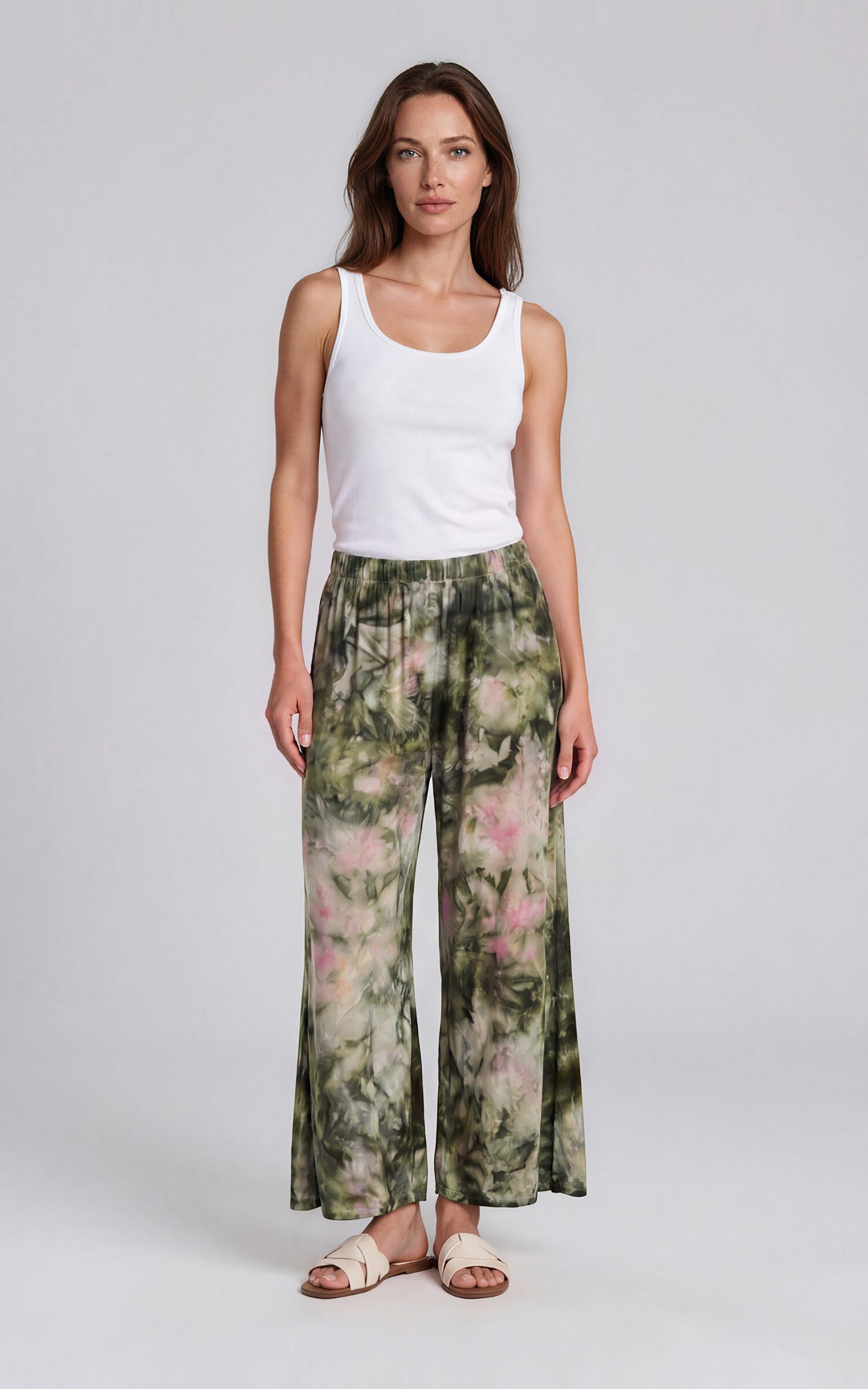 Tie Dye Wide Leg Pant