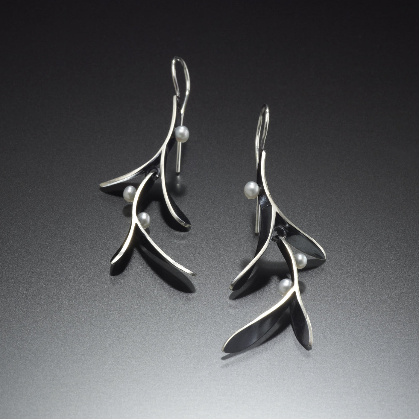 Silver Branch Earrings