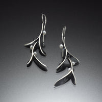 Silver Branch Earrings