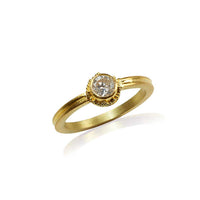 Ancient Echoes Granulated Diamond Ring
