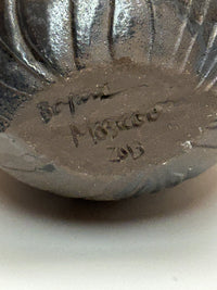 Carved Metallic Vase