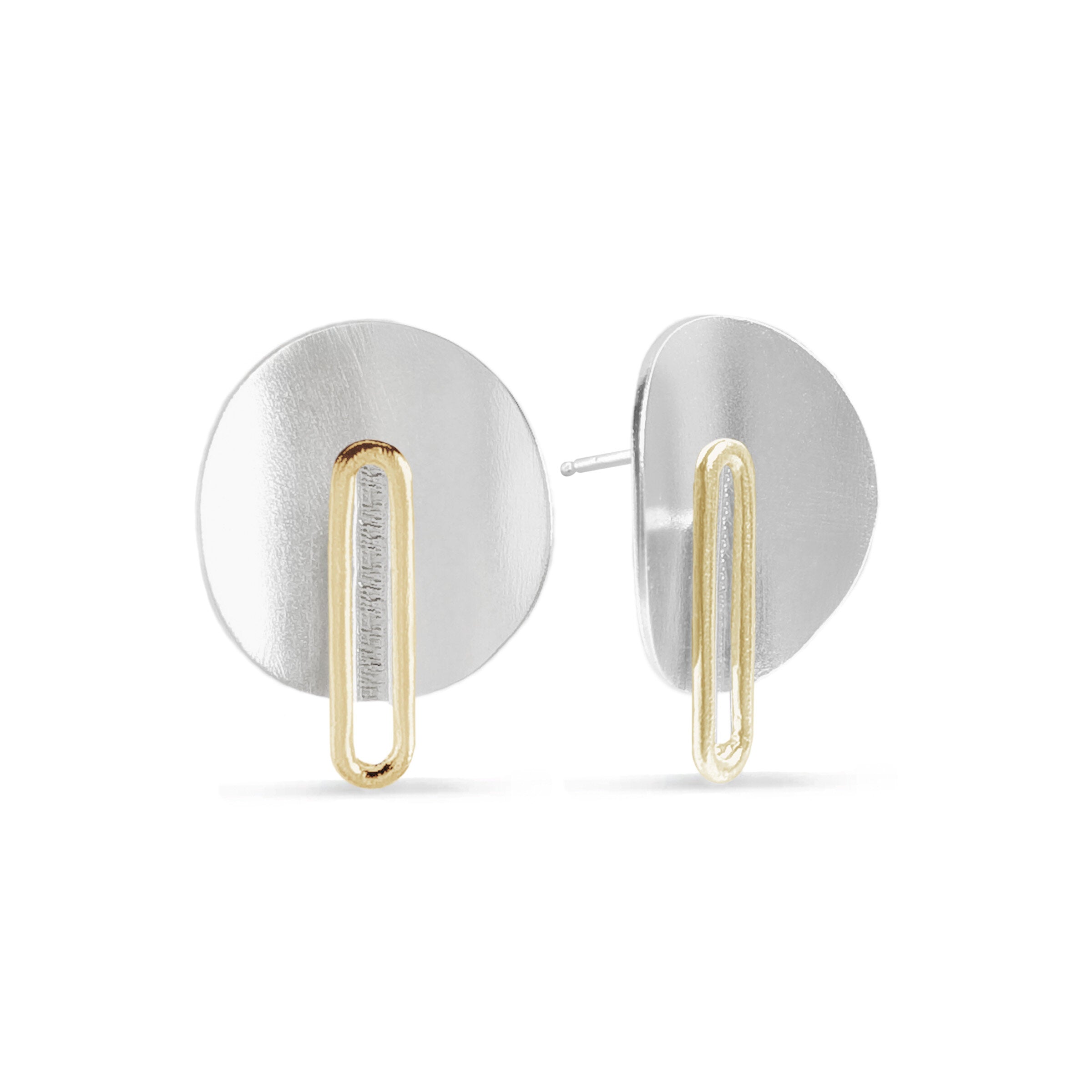 14k Gold & Silver Skye Earrings