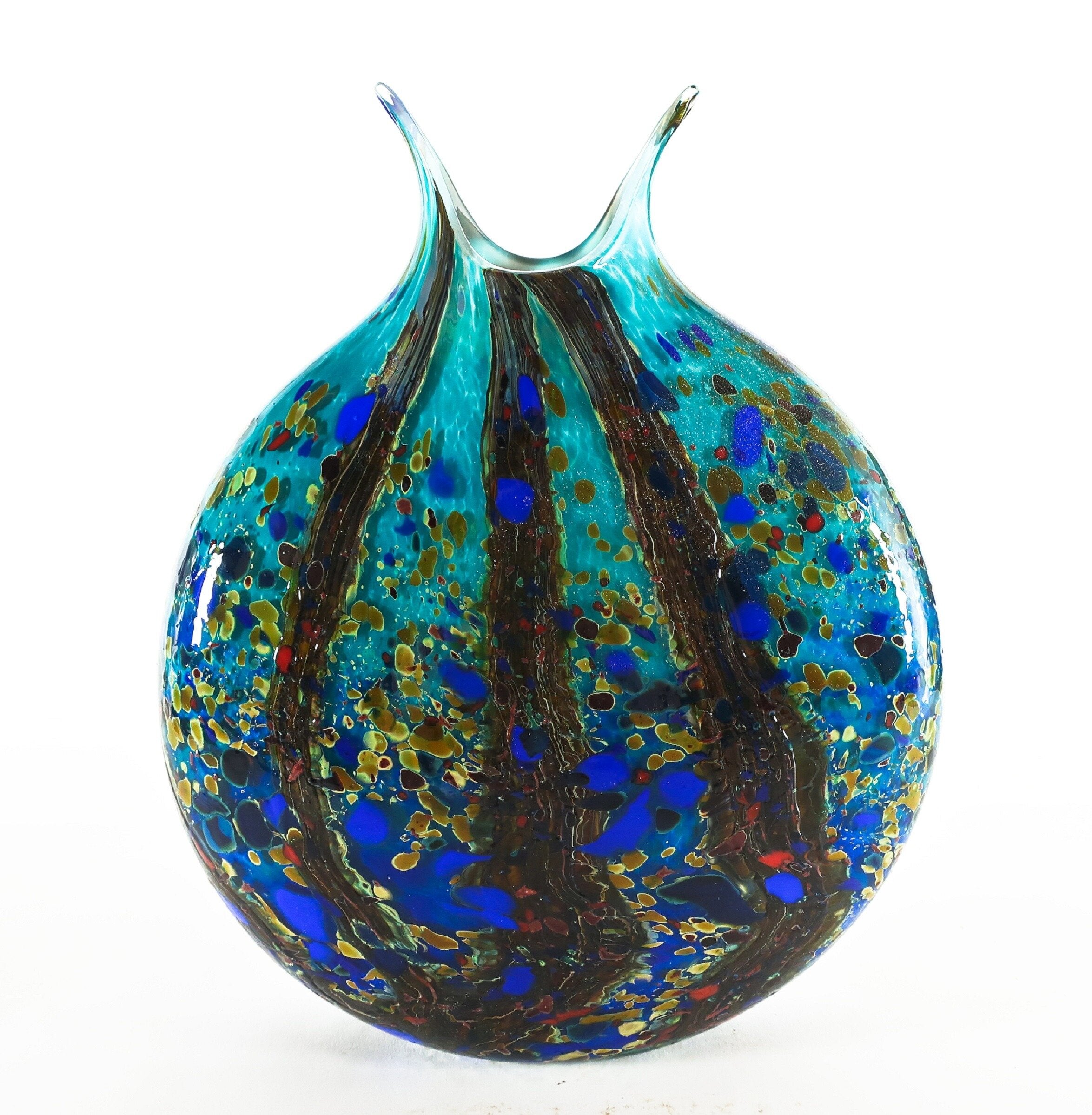 Ocean Forest Reactive Series Flat Vase