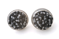 Button Earrings #133