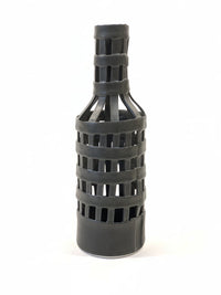 Lattice Bottle Vase in Black