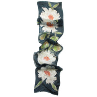Botanical Hand-Painted Silk Scarf