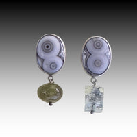 Mitosis In Blue Earrings