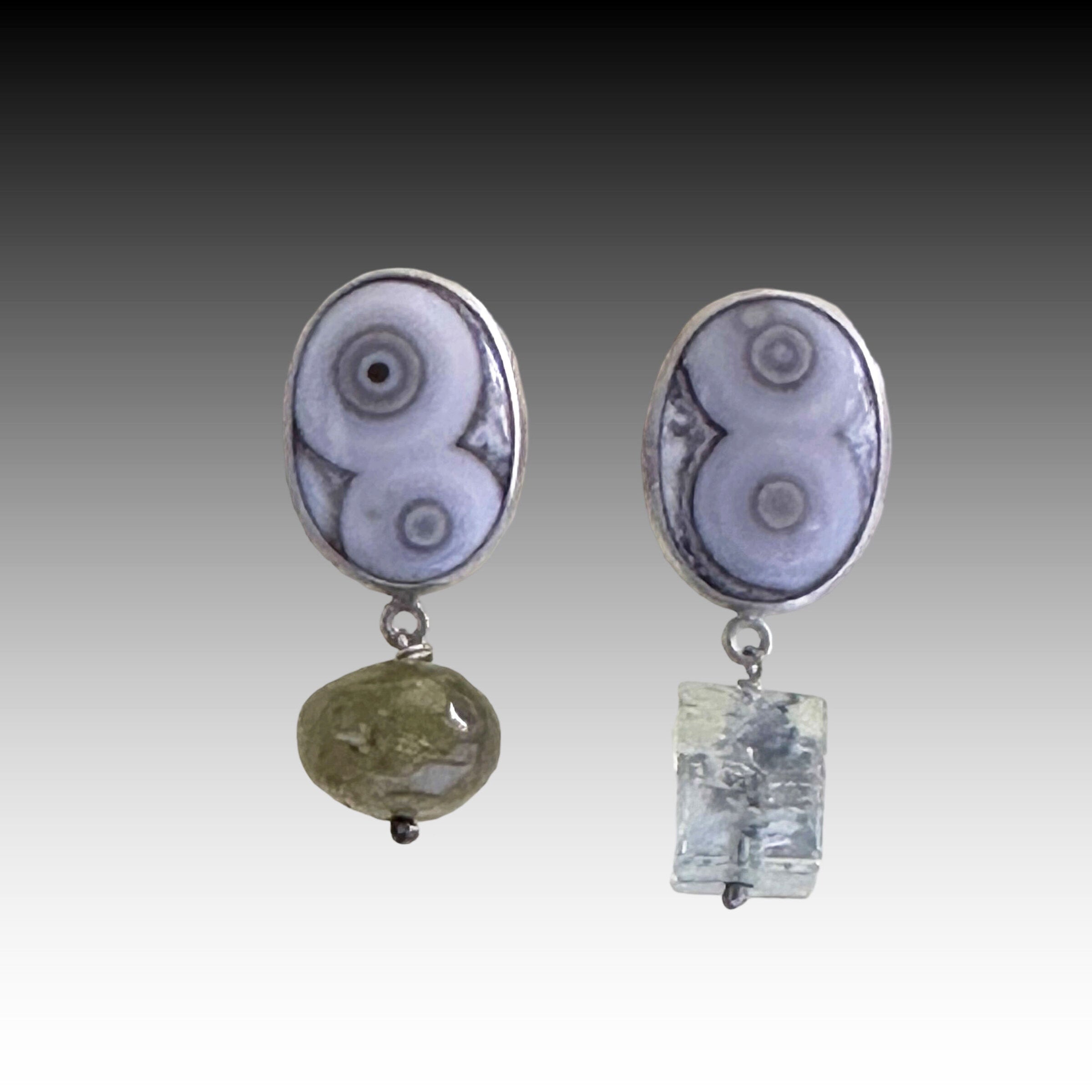 Mitosis In Blue Earrings