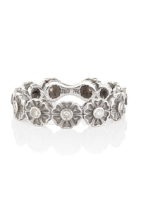 18K White Gold with Diamonds