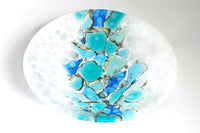 Saunter Series Bowl, Turquoise Cloud Mosaic