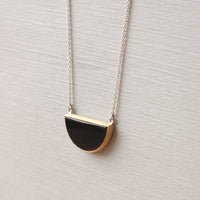 Half-Moon Onyx Pendant