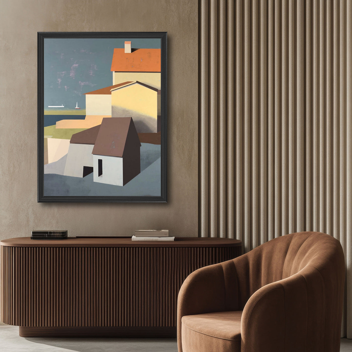 print on canvas framed
