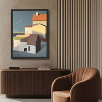 print on canvas framed