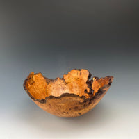Natural Edge Cherry Burl bowl XVI