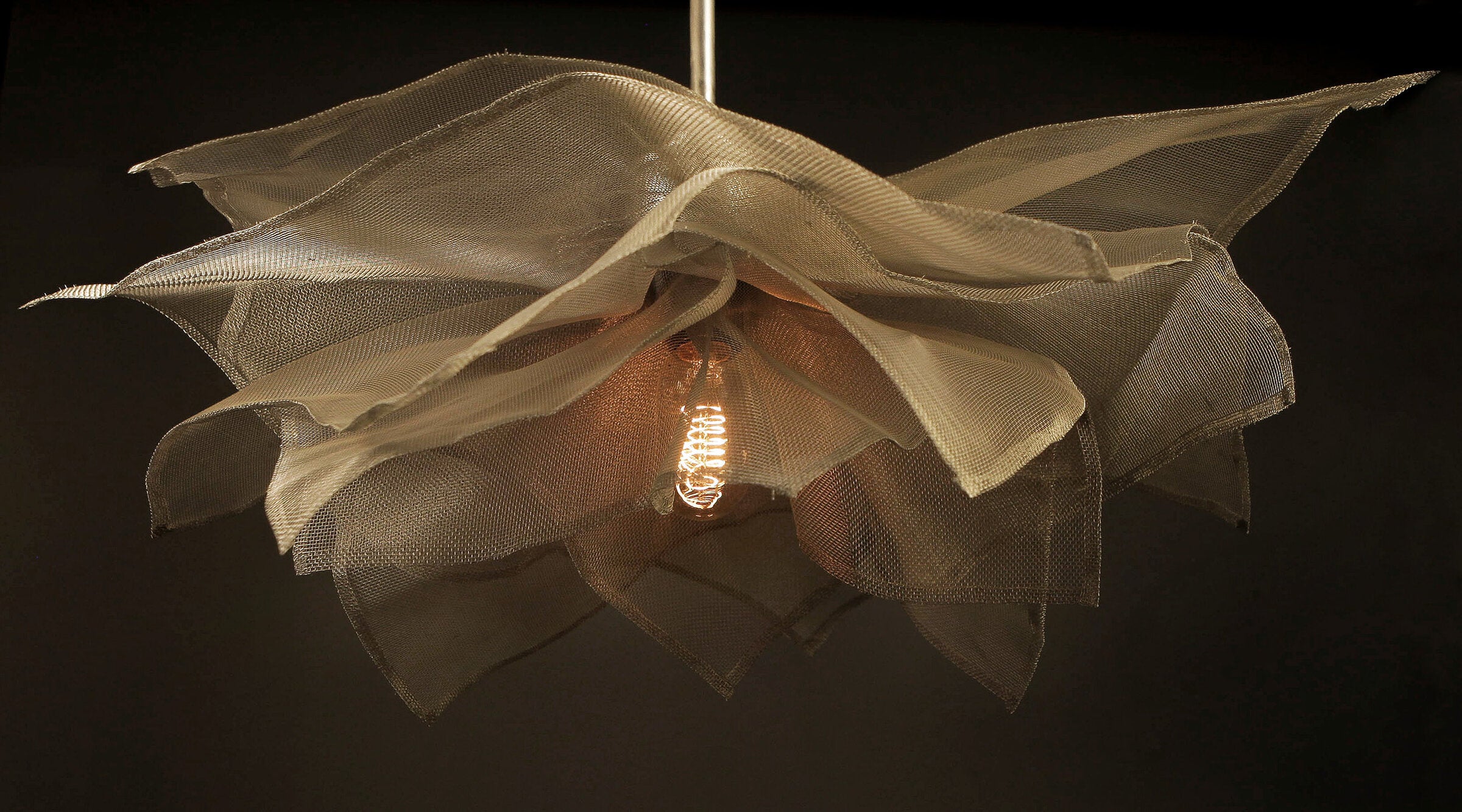 Aluminum Petal Pendant