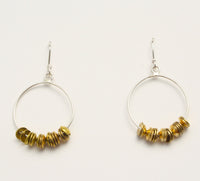Brass Aizu Earrings
