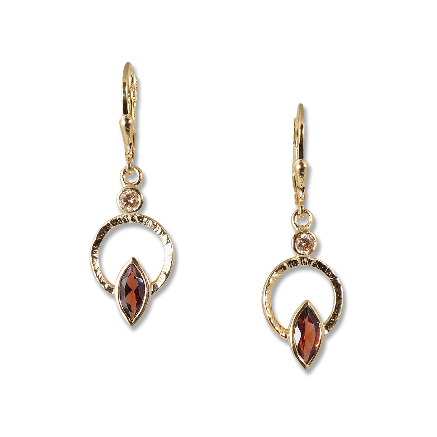 garnet with mandarin accent