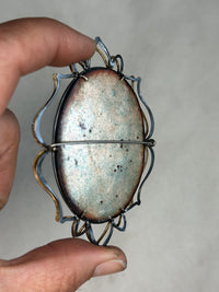 Double Lace Heart Pendant & Brooch