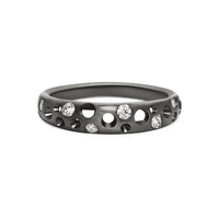 Black Rhodium-Plated Sterling Silver