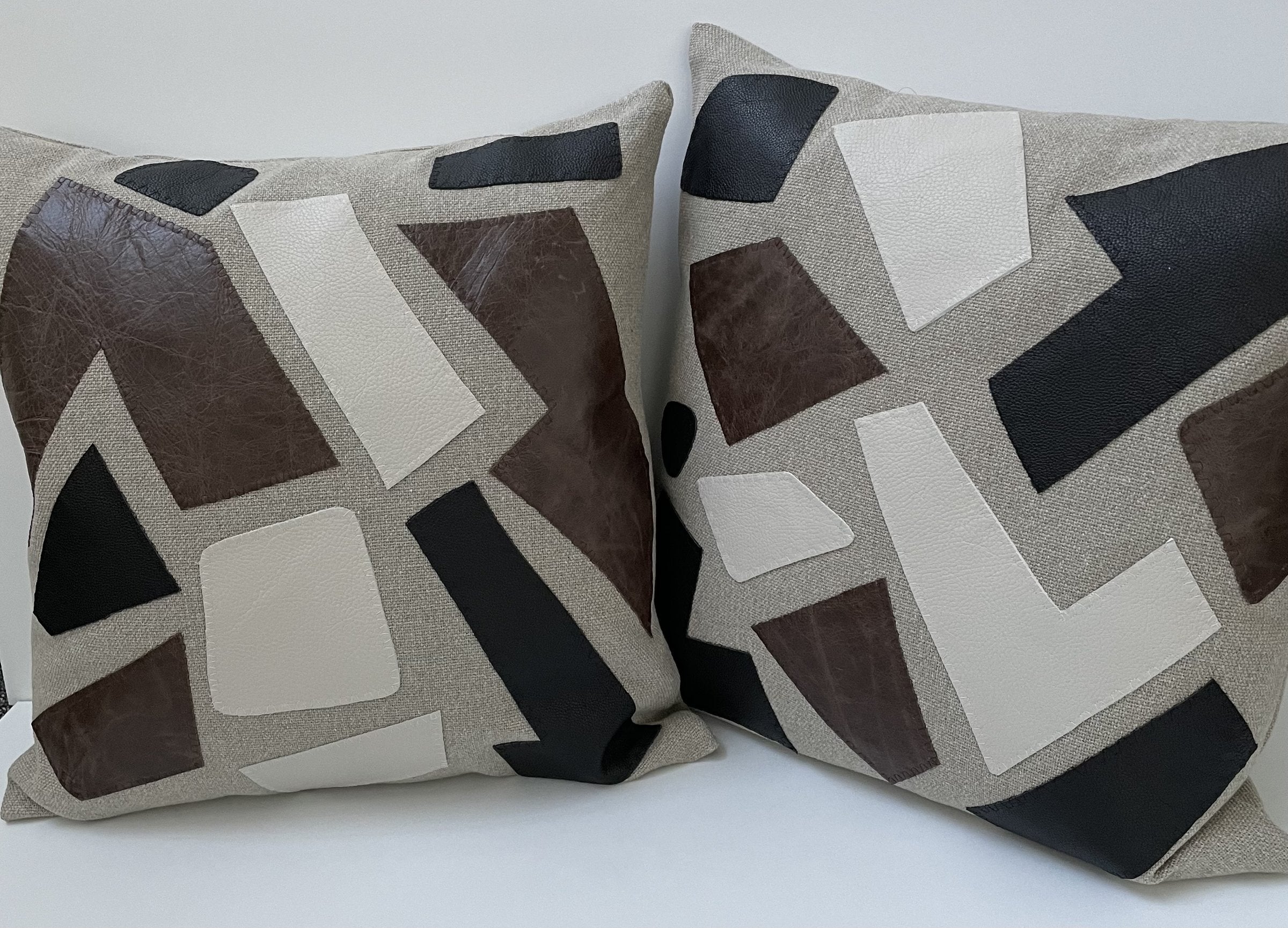 Leather Terrazzo Pillow 2