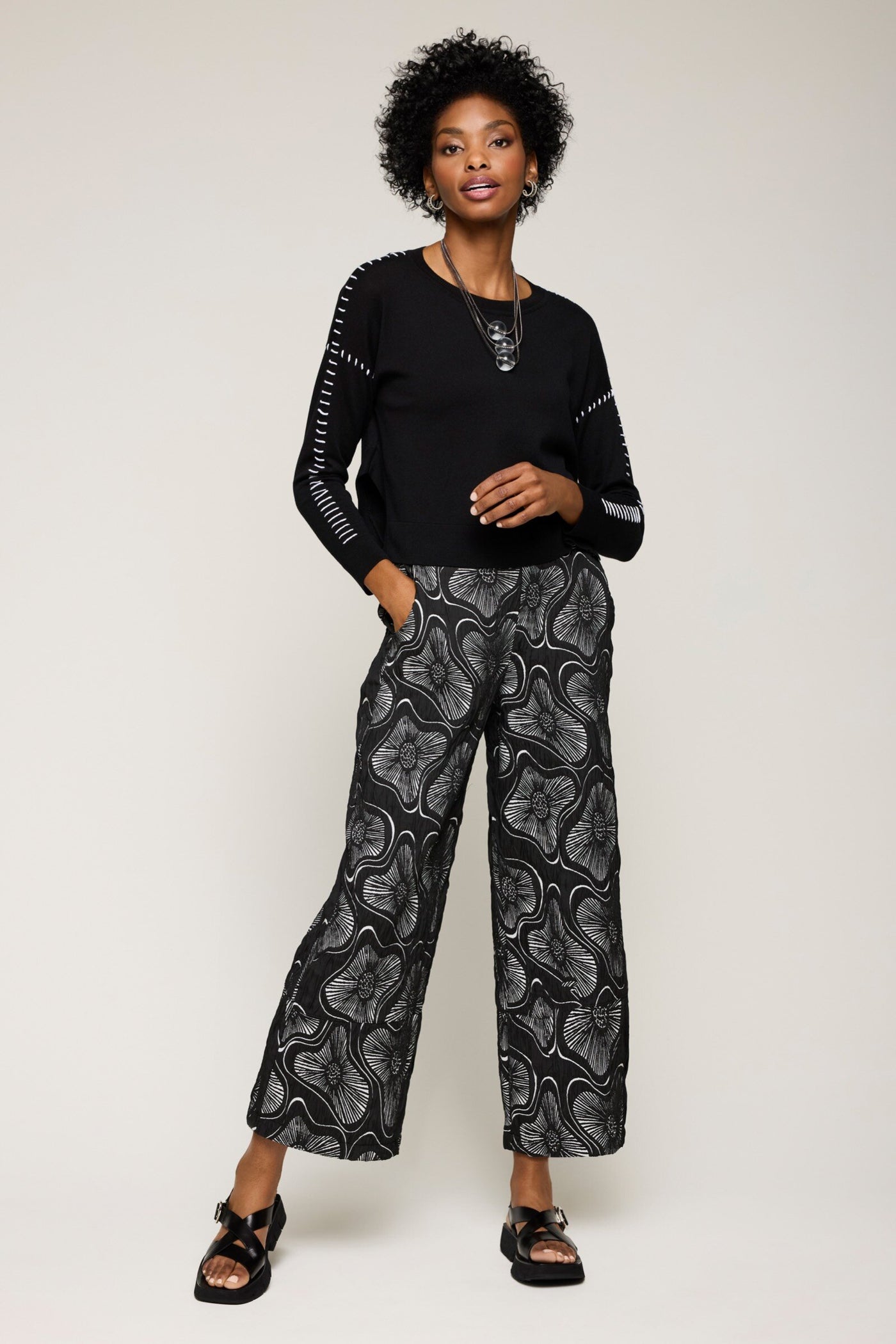 Saylor Jacquard Pant