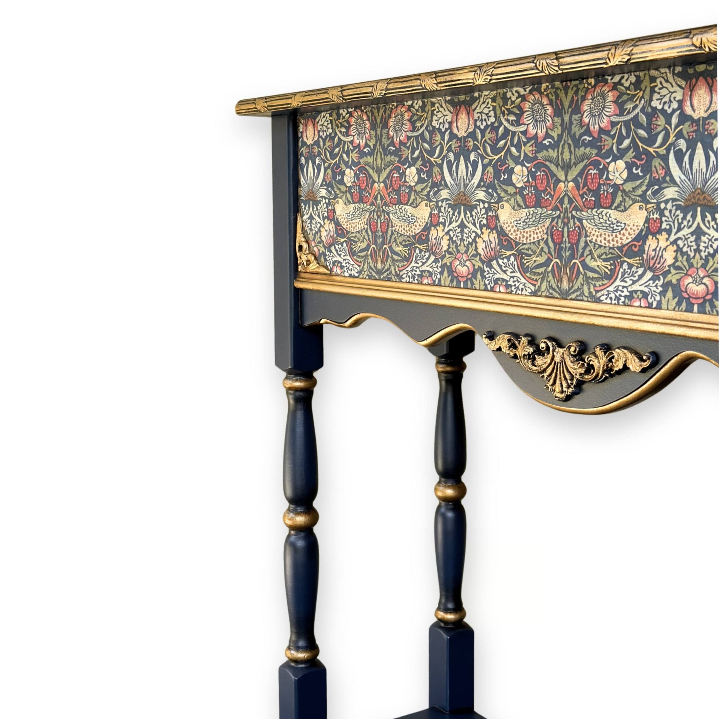 Midnight Aviary Console Table