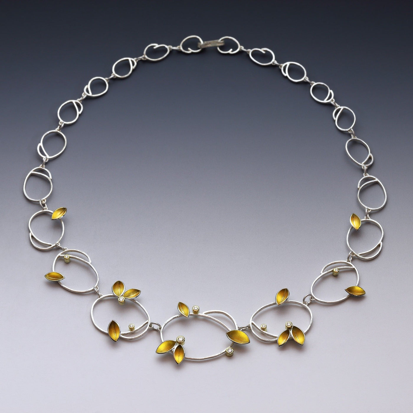 Twirling Leaves Necklace