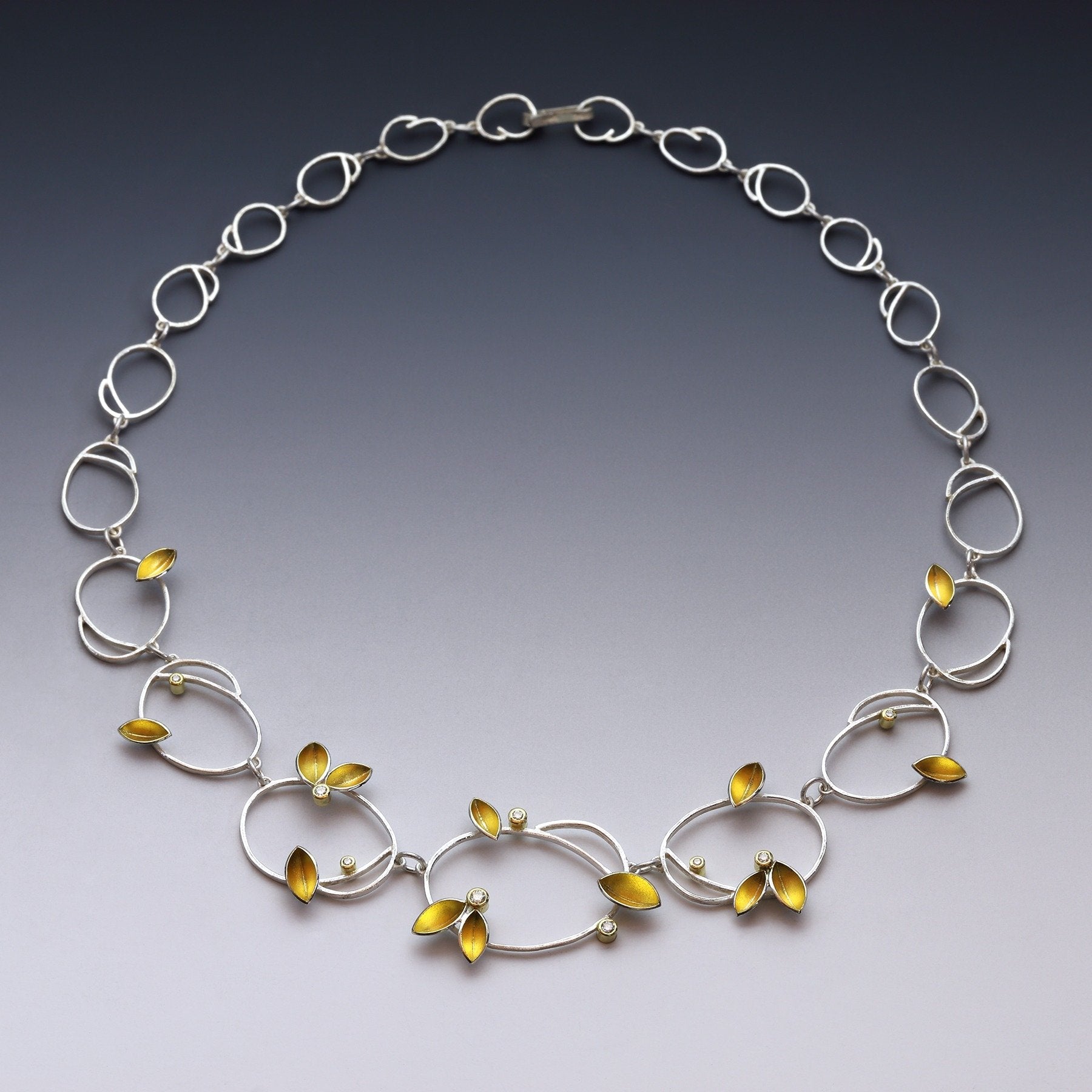 Twirling Leaves Necklace