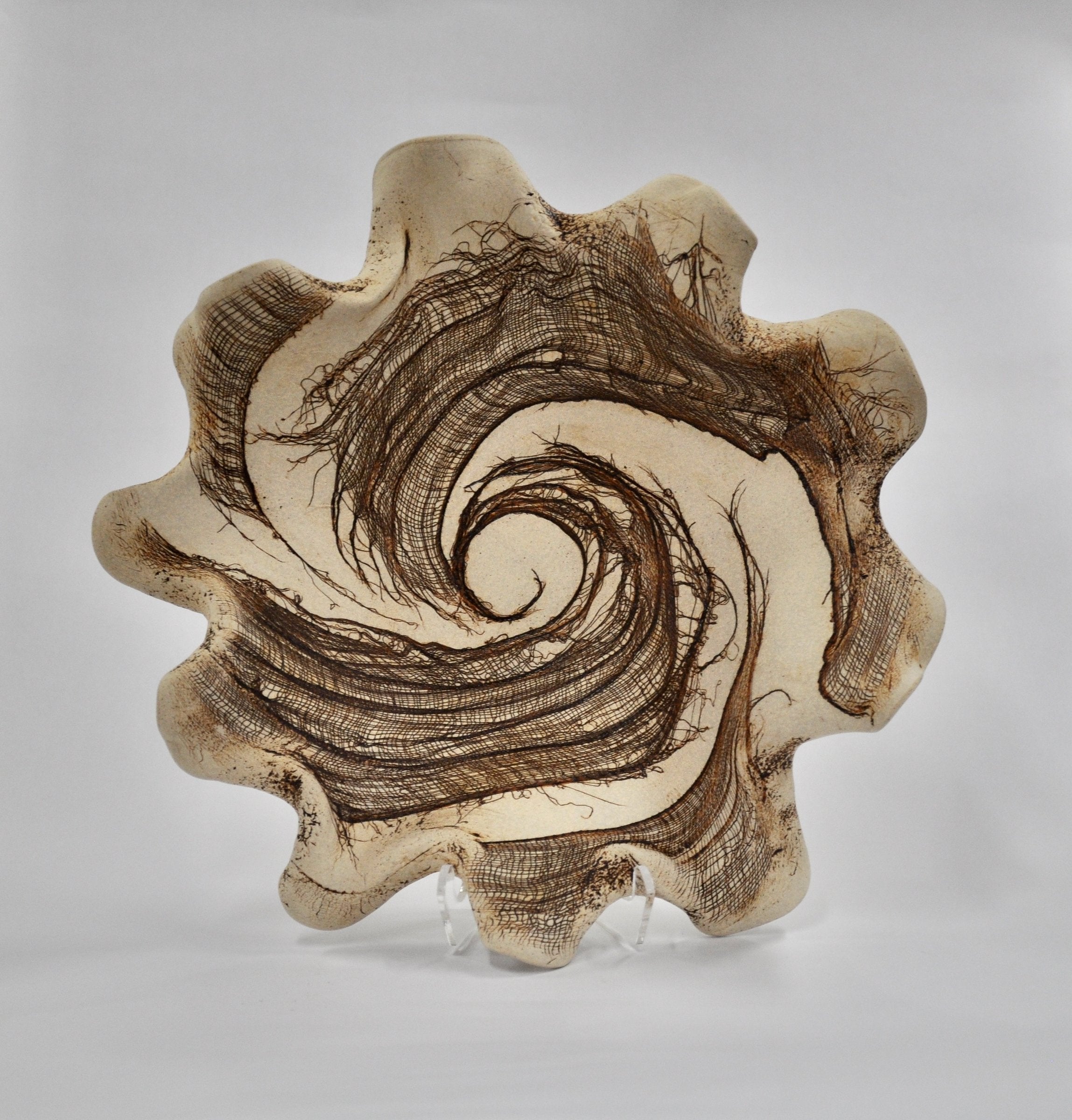 Sculptural Stoneware Bowl