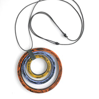 Orange, Periwinkle & Yellow