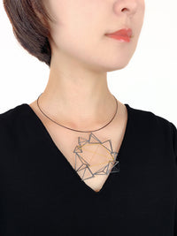 Circling Triangles Necklace