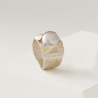 Big Wave Pearl Ring